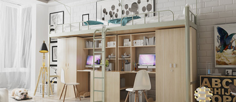 尚禹家具告诉您 公寓床和上下双层床的区别在哪里 尚禹家具告诉您 公寓床和上下双层床的区别在哪里