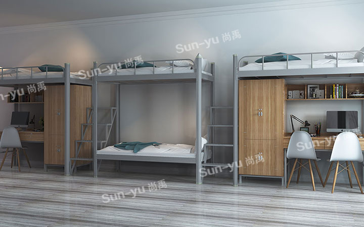 尚禹家具3连4人位公寓床 尚禹家具3连4人位公寓床