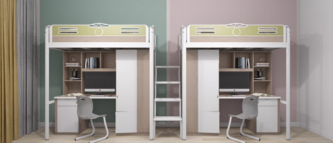 尚禹家具新款公寓床让宿舍焕然一新 尚禹家具新款公寓床让宿舍焕然一新