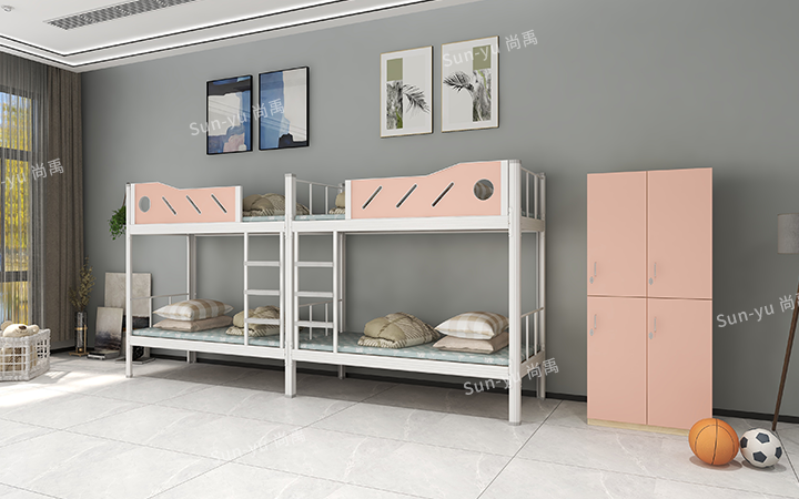 沙员工上下铺铁床