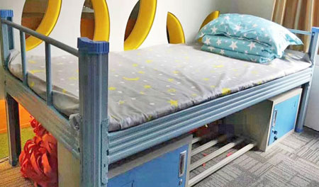 单层床-圆管护栏-SY-DY1