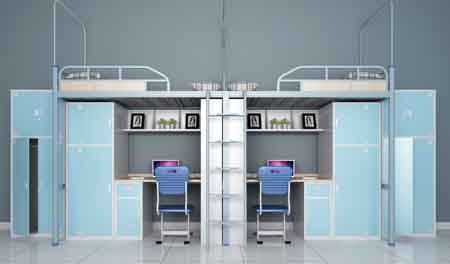 二连2人位-侧梯-组合公寓床-SY-22C