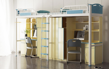 2连2人位-侧梯-组合公寓床-MR-22C-G-005