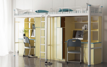 2连2人位-侧梯-组合公寓床-MR-22C-G-004 2连2人位-侧梯-组合公寓床-MR-22C-G-004